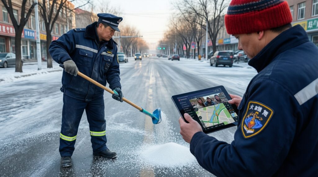 Погода и её последствия: как осадки и гололёд влияют на транспорт и коммунальные службы - иллюстрация