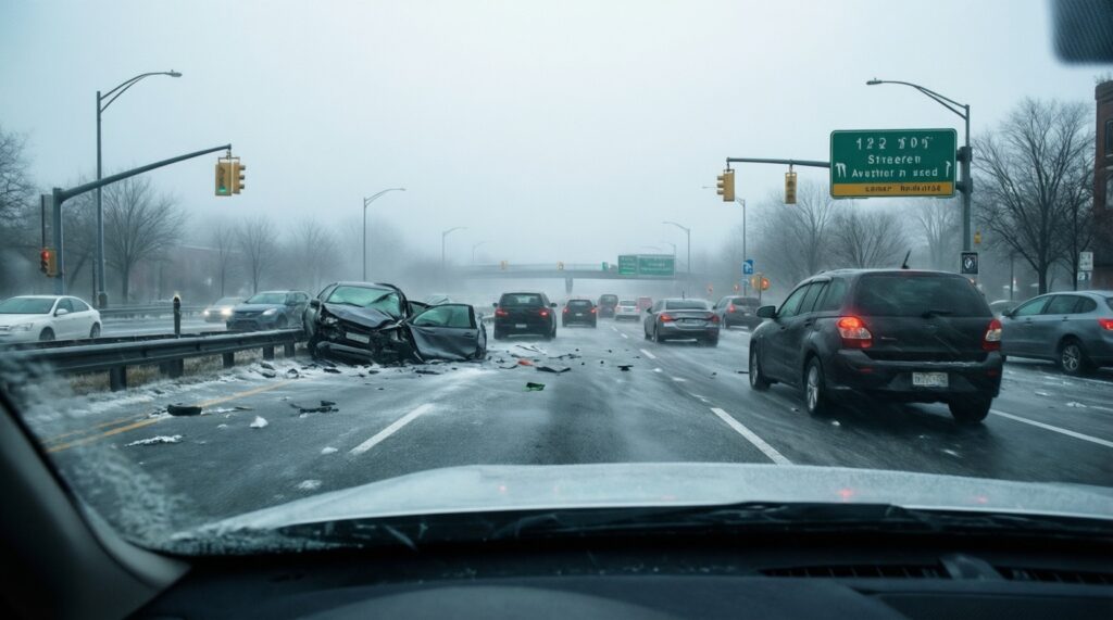 Ситуация на дорогах: пробки, перекрытия, ремонтные работы и погодные риски - иллюстрация