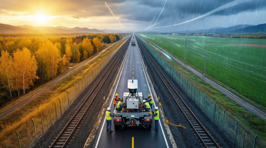 Транспорт и связь: развитие маршрутов, общественный транспорт, связь в горных районах - иллюстрация