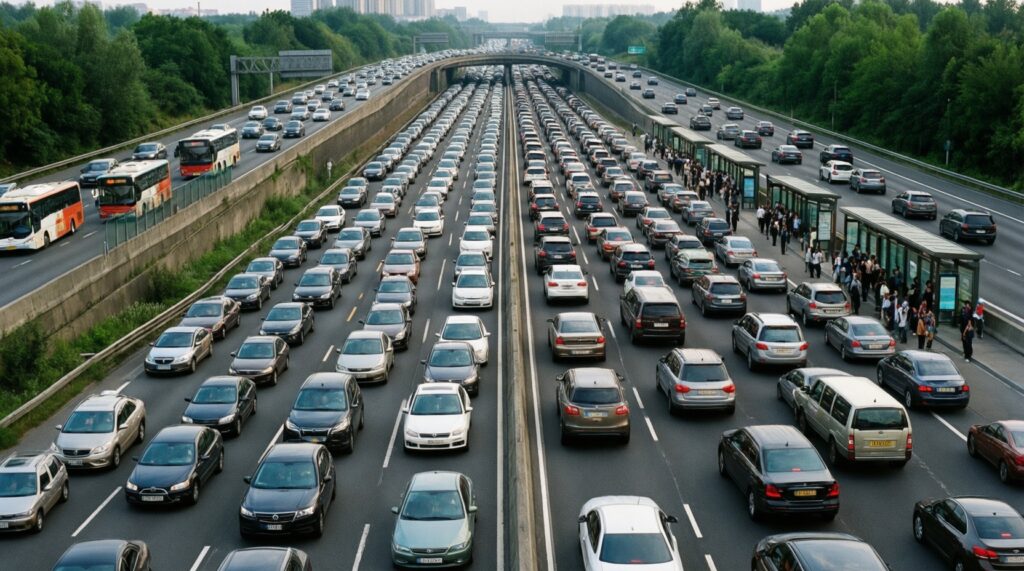 Ситуация на дорогах региона: пробки, ремонты, перекрытия, ДТП и объездные маршруты - иллюстрация