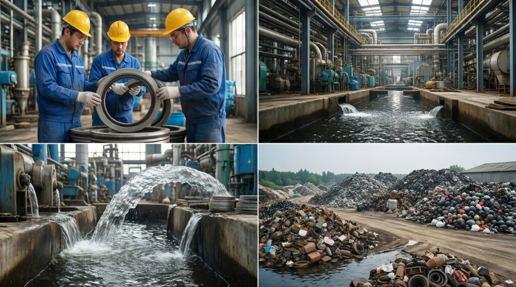Экология и природоохранные темы: состояние воздуха и воды, свалки, проверки и решения - иллюстрация